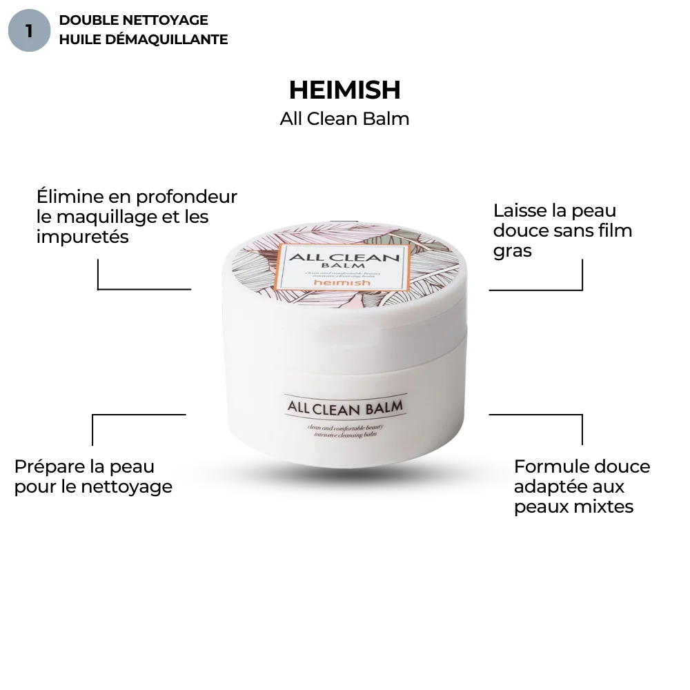 Coffret skincare coreenne peau seche