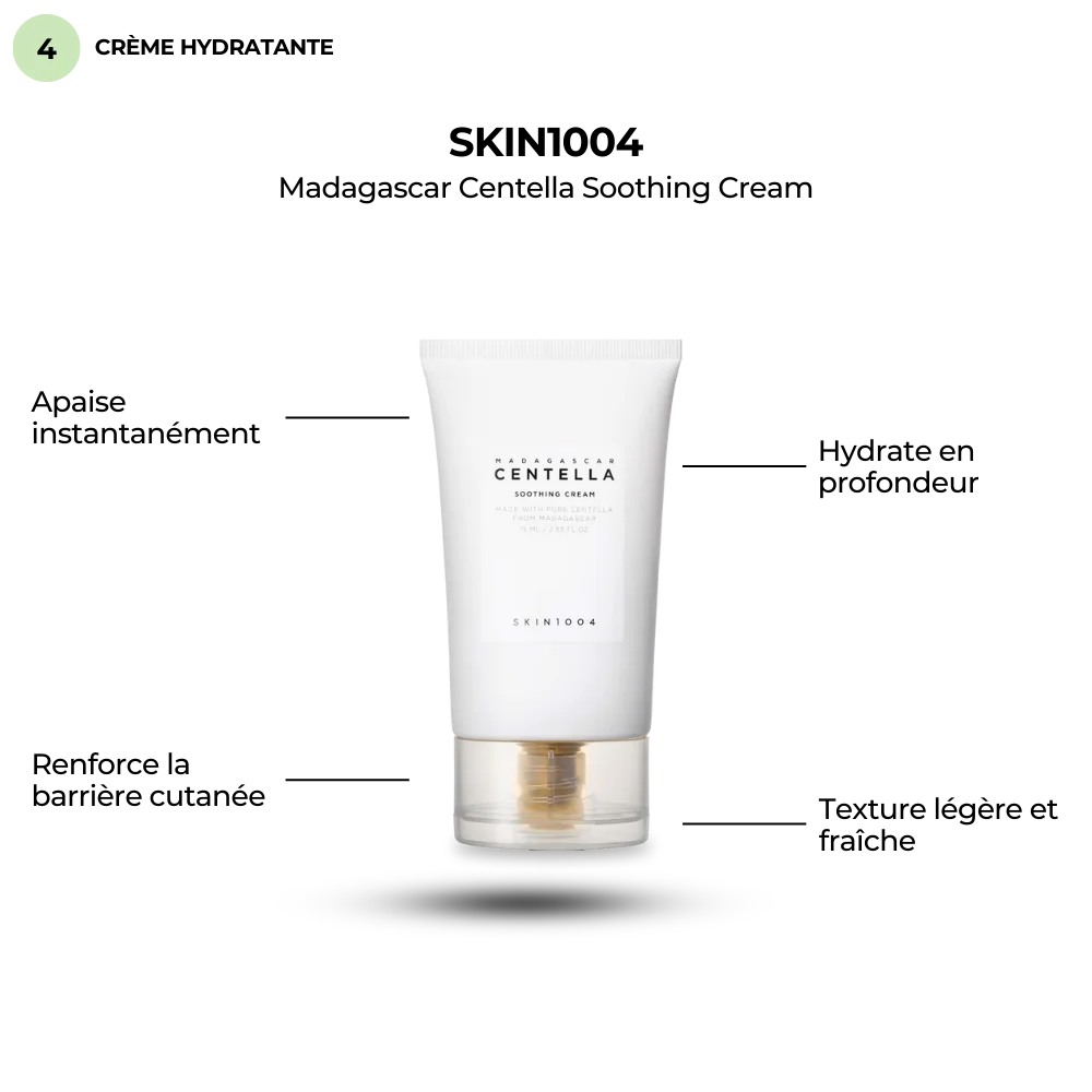 Coffret skincare coreenne peau seche