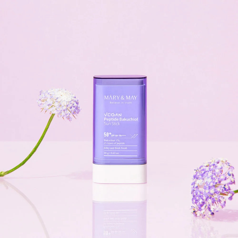 Mary and Mary vegan peptide bakuchiol sun stick arisu beauty