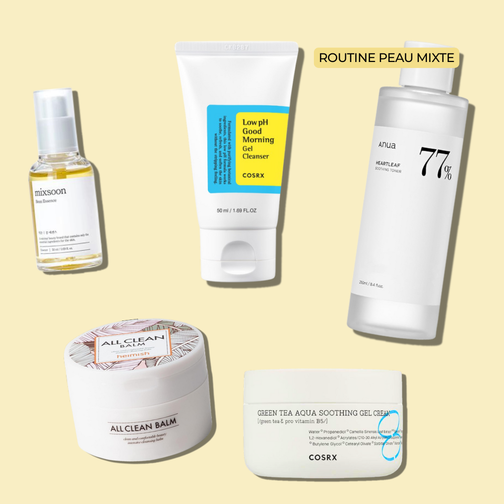 Routine Coréenne Peau Mixte