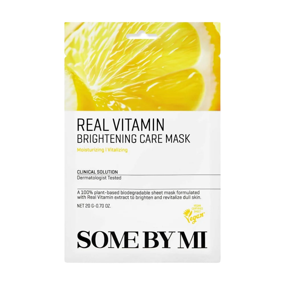 some by mi real care mask vitamin brightening