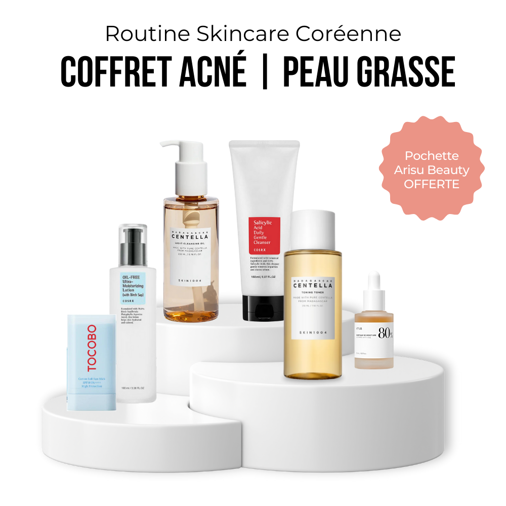 Coffret Skincare Coréenne Acné