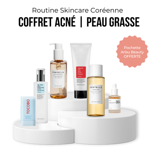 Coffret Skincare Coréenne Acné