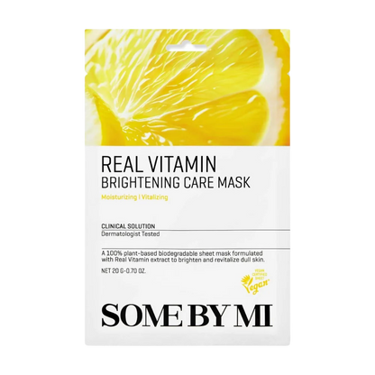some by mi real care mask vitamin brightening